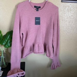 Forever21 peplum sweater